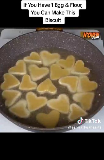 If You Have 1 Egg & Flour, You Can Make This Biscuit | 10 Min. Easy Cookies Recipe | Flour Biscuits#Recipe #foryou #biscuit #homemade