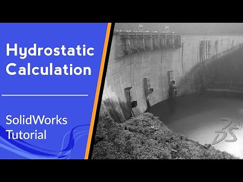 ⭐ Hydrostatic Calculation | SolidWorks Tutorial