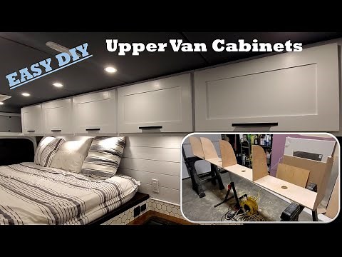 Sprinter Van Upper Cabinet Build - Easy DIY