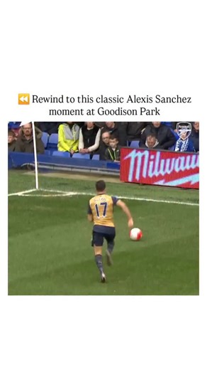 Trending Sports Decode on Instagram: "Arsenal's post shares a viral 2016 clip from a 2-0 win at Everton, capturing Alexis Sanchez stumbling into the stands at Goodison Park for an exhausted "quick breather" amid home fans after relentless pressing. The moment highlights Sanchez's peak intensity at Arsenal (2014-2018), where he led the team in sprints per match and scored 60 Premier League goals, per Opta stats. Fan replies express nostalgia for his chaotic brilliance and lethal link-up with Mesu