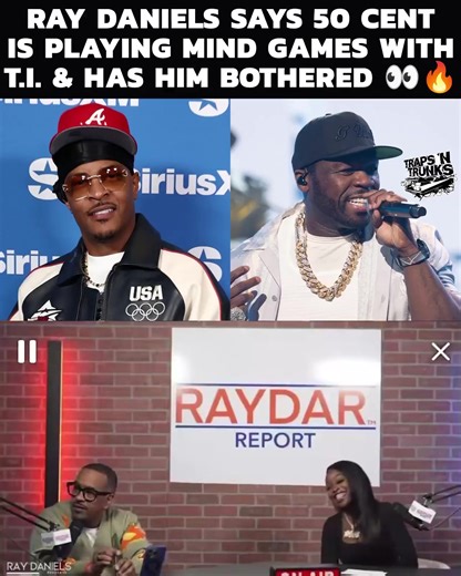Ray Daniels says 50 Cent been treating this whole situation like a game and got T.I. really bothered behind the scenes ￼￼ He says 50’s just trolling for laughs while Tip taking it serious… and that’s why 50 winning the moment right now. Y’all think he right or nah?? ￼￼ Who really up in this whole back-and-forth??#50cent#ti#hiphop#rap#fyp