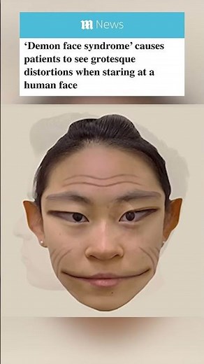 Here’s what human faces look like to people with prosopometamorphopsia AKA ‘demon face syndrome’ 😳
