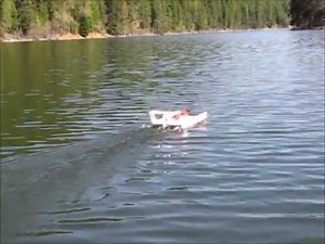 Flying the Hydroplane Hydroglider Hydrofoam