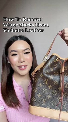 A #LVHack – How to remove water marks from vachetta leather. #LouisVui... | louis vuitton water stains