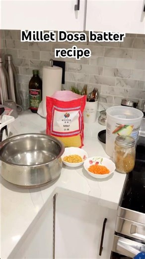 Healthy Millet Dosa Batter | No Rice | High Protein & Gut Friendly | #healthycooking #balanceddiet