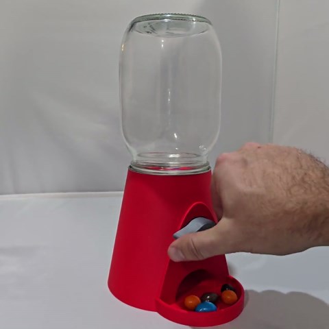 Large Candy Dispenser 3D Printed Includes 32oz Wide Mouth Mason Jar Included! - Etsy