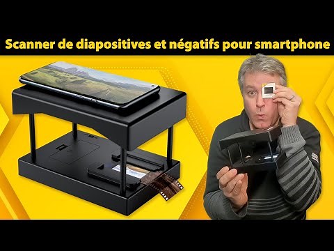 How to scan a color or B&W slide or negative film with a smartphone? [PEARLTV.FR]