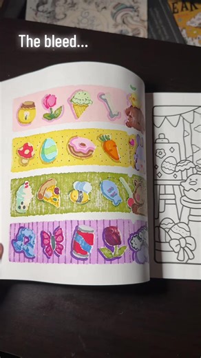 Satisfying Coloring Page Designs with Bold Outlines