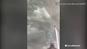 22K views · 194 reactions | Strong winds swept through Midtown Manhattan on May 15 and were powerful enough to blow water straight out of the pool of this building's rooftop. | AccuWeather | Facebook