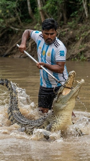 How Do Workers Safely Handle Giant Crocodiles? # #crocodile #crocodiles #wildlife #wildanimals