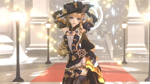 {MMD}Brown Eyed Girls/Abracadabra{genshin impact/Navia}