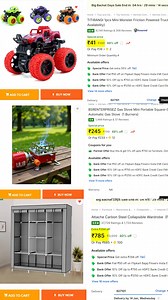 808K views · 6K reactions |  Daily Deals #25  Today super useful + budget products  ₹41 Toy ₹238 Deo Combo ₹245 Mini Gas Stove ₹418 Travel Bag ₹785 Wardrobe ₹788 Room Heater ⏰ Limited time deals  Save | Share | Follow  #DailyDeals #DailyDeals25 #TodayDeals #FlipkartDeals #BestDeals #BudgetDeals #LootDeals #TravelEssentials | Budget Gadget Tamil | Facebook