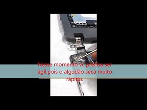 Como Consertar dobradiça do Acer aspire 3 quebrada.