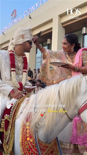 Bride's Family Special Welcome for Jamai Raja 👑 | Customized Wedding Song