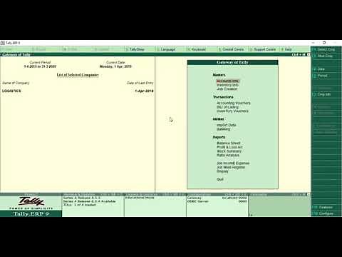 Logistics & Cargo Transport tally software