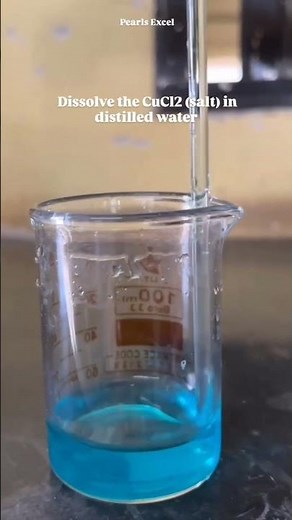 Confirmatory Test for Cu²⁺ ion | identification of cation | cupric (II) ion | copper ions.