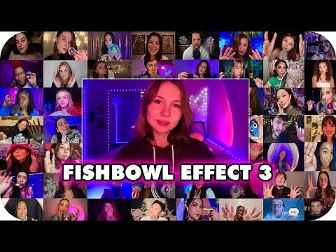 ASMR~Fishbowl Effect Inaudible Whispering Mouth Sounds with Friends Pt.3 🐠🥣✨