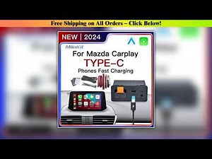 Type-C Wired Wireless CarPlay Android Auto USB Adapter for Mazda 2 3 6 CX3 CX5 CX8 CX9 MX5 Demio