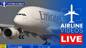 The Ultimate Arrival: Last Airbus A380 Ever Delivered Makes a Stop in Los Angeles (LAX)! Thursday's Airline Videos Live broadcast was a treat for aviation enthusiasts! The last-ever Airbus A380 delivered paid a visit to Los Angeles, and we had a bird's-eye view from the H Hotel's heights. #airlinevideoslive #airlinevideos #aviation #aviationgeek #aviationlovers #airbusa380 | AIRLINE VIDEOS