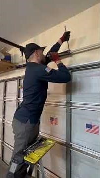Replacing Garage Door Cables 😲 - DIY Garage Door Repair 😱 [2024] By American Veteran 💪 #emergency