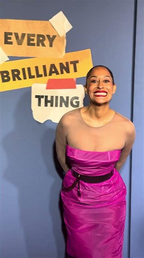 Tracee Ellis Ross EVERY BRILLIANT THING Broadway Debut!
