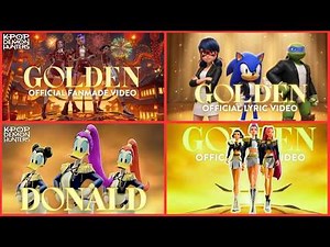 Golden Cartoon Heroes 🎵 | Sonic x Ladybug x TMNT x K-Pop