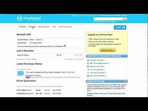 Setting Up Shoeboxed Categories