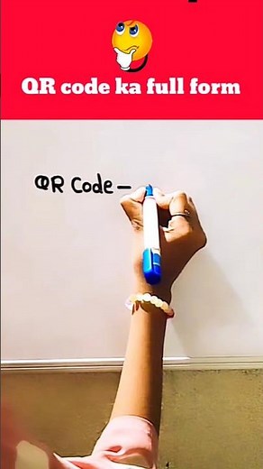 QR code ka full form 🤔 || Full form of QR code #fullform #knowledge #ytshorts