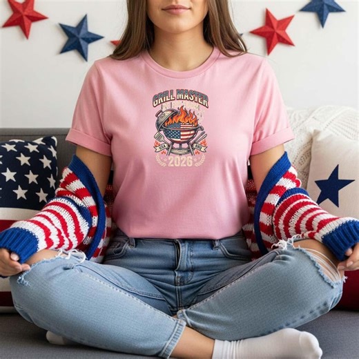 Grill Master USA BBQ Shirt – Vintage 4th of July Cookout Dad Tee - Etsy