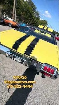 1972 Oldsmobile Cutlass $27,900 Maplemotors.com #cutlass #oldmobile #olds #1972 #classic