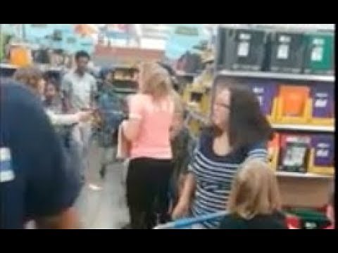 Woman Pulls Gun During Fight at Walmart