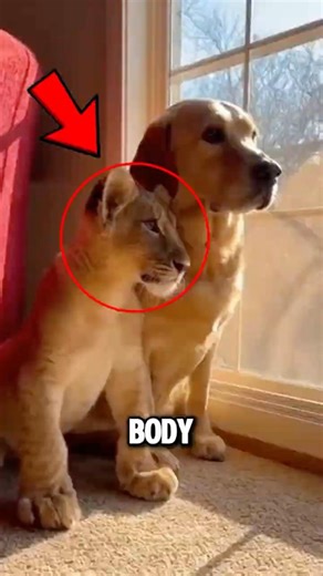 This Dog Brought Home A Lion Cub‼️