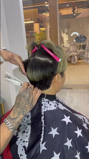 How to texture hair using thinning scissors