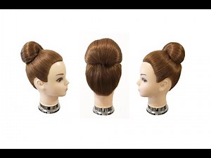 Basic top point Chignon !! Simple & easy tutorial !! 早くて 簡単 トップ シニヨン 基本 !!