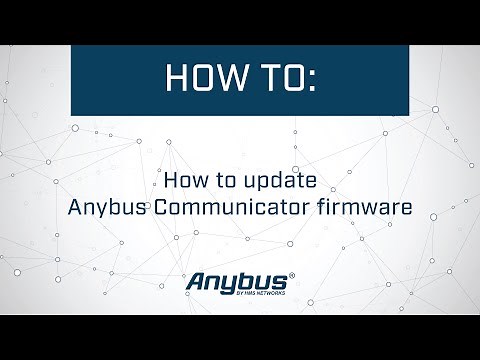 How to update Anybus Communicator firmware