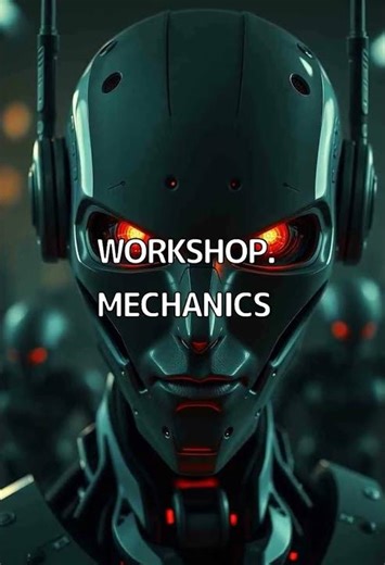 Robot Rebellion: Midnight Mechanic Showdown. #Shorts #VidNarrate