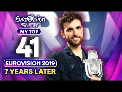 🇮🇱 Eurovision 2019 | My Top 41 (7 YEARS LATER - 8 Days Until Eurovision 2026)