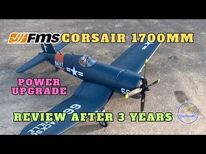 FMS Corsair 1700mm F4U long term review and motor upgrade