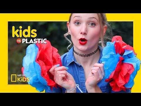 DIY Paper Pom Pom Decorations | Kids Vs. Plastic