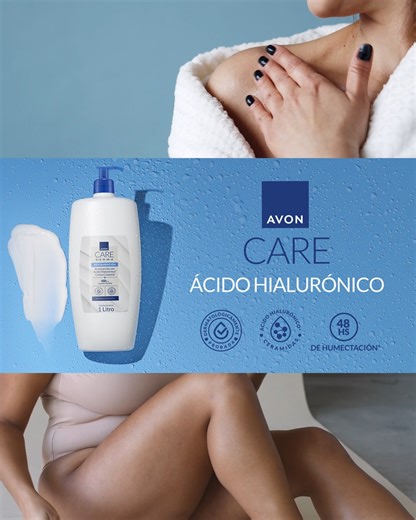 Logra una piel más suave y radiante con Avon Care Derma.💧 ​ Experimenta 48 horas de hidratación profunda. 🧴 ​ Con ingredientes clave como el ácido hialurónico y ceramidas. ​ ​👉 Pídelo ahora con tu Representante #Avon​ #AvonCare #HidrataciónIntensa #ÁcidoHialurónico | Avon