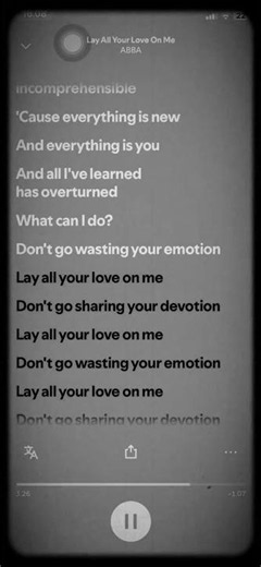 ABBA - Lay All Your Love On Me #lyrics #spotify #abba #LayAllYourLoveOnMe