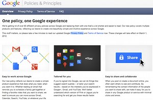 Google compiles 60 documents into one privacy policy for 'one Google experience'