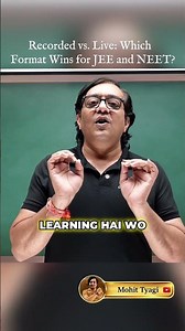 Recorded vs Live Classes for JEE 2026 – Why Recorded Lectures Are Better!