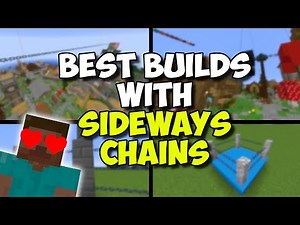 Best Minecraft BUILD HACKS Using The NEW Sideways Chains! - 1.16.2 Tutorial