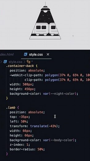 CSS Night Train Ride Animation | Mind-Blowing Codepen #37 #html #css #codepen #webdesign #animation