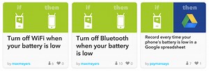 IFTTT launches Android Battery channel to easily monitor and control your phone's battery life [Update: more]
