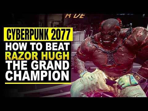 Cyberpunk 2077 - How to Beat RAZOR HUGH Grand Champion (Beat on the Brat Side Job)