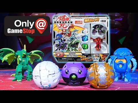 GameStop Exclusive Bakugan Anime Battle Pack! Double Bakugan Unboxing!