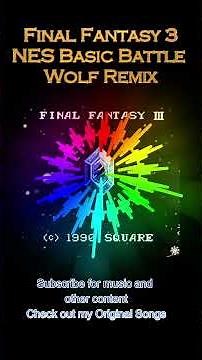 NES Final Fantasy 3 Battle Theme Wolf Remix Nintendo DS Famicon Final Fantasy 3 Battle Extended #rpg