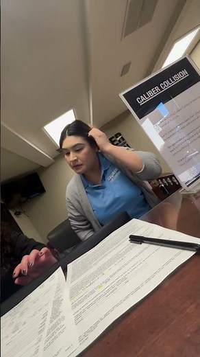 Caliber Collision Auto Paperwork in Los Angeles #caliber #auto